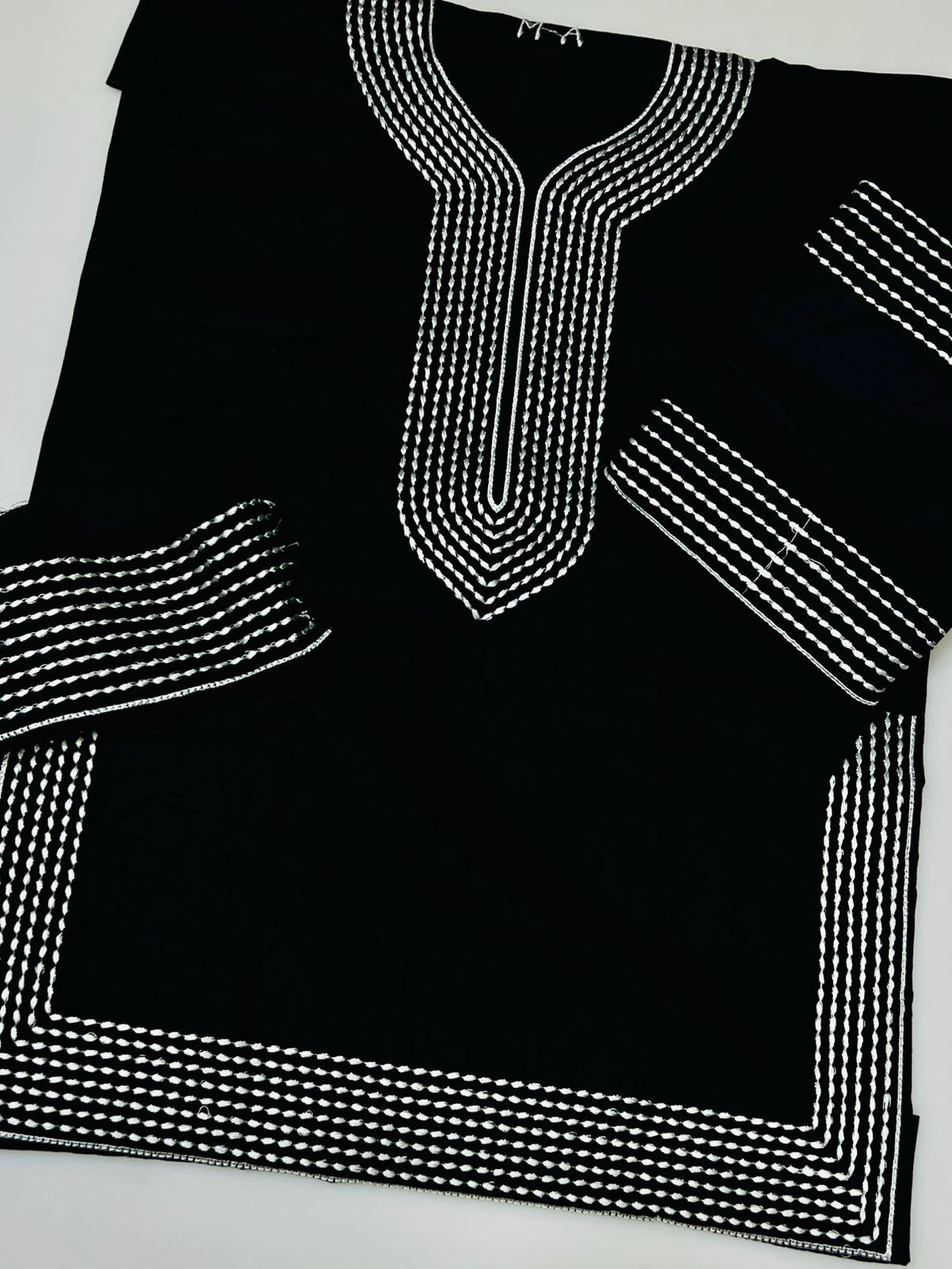 Balochi Style Black 2-Piece Suit