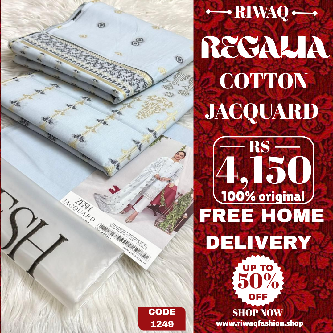REGALIA Jacquard Collection 2025 – Timeless Elegance in Cotton Jacquard