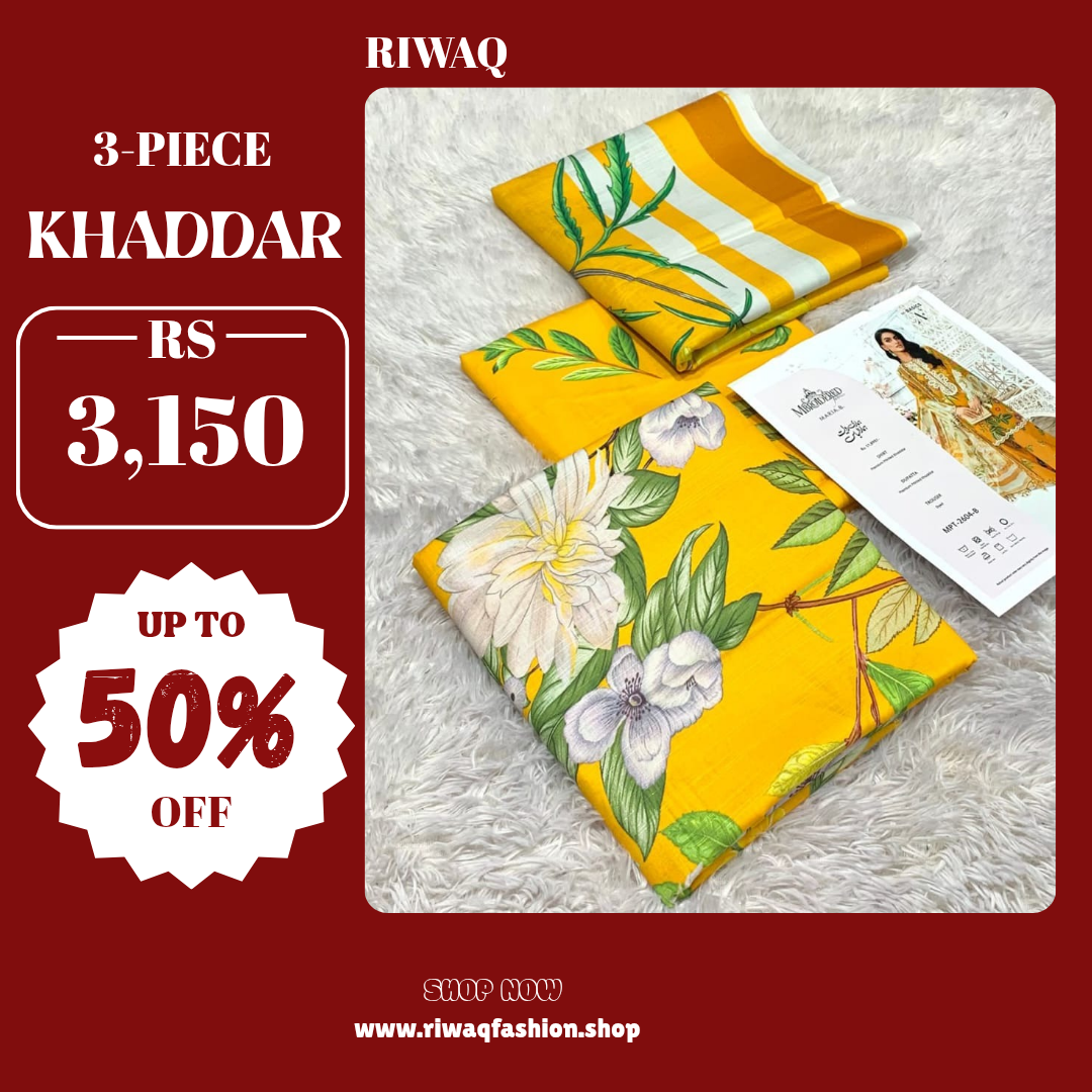 3PC Khaddar Suit Collection – Premium Mix Brands
Iznik | Maria B Inspired