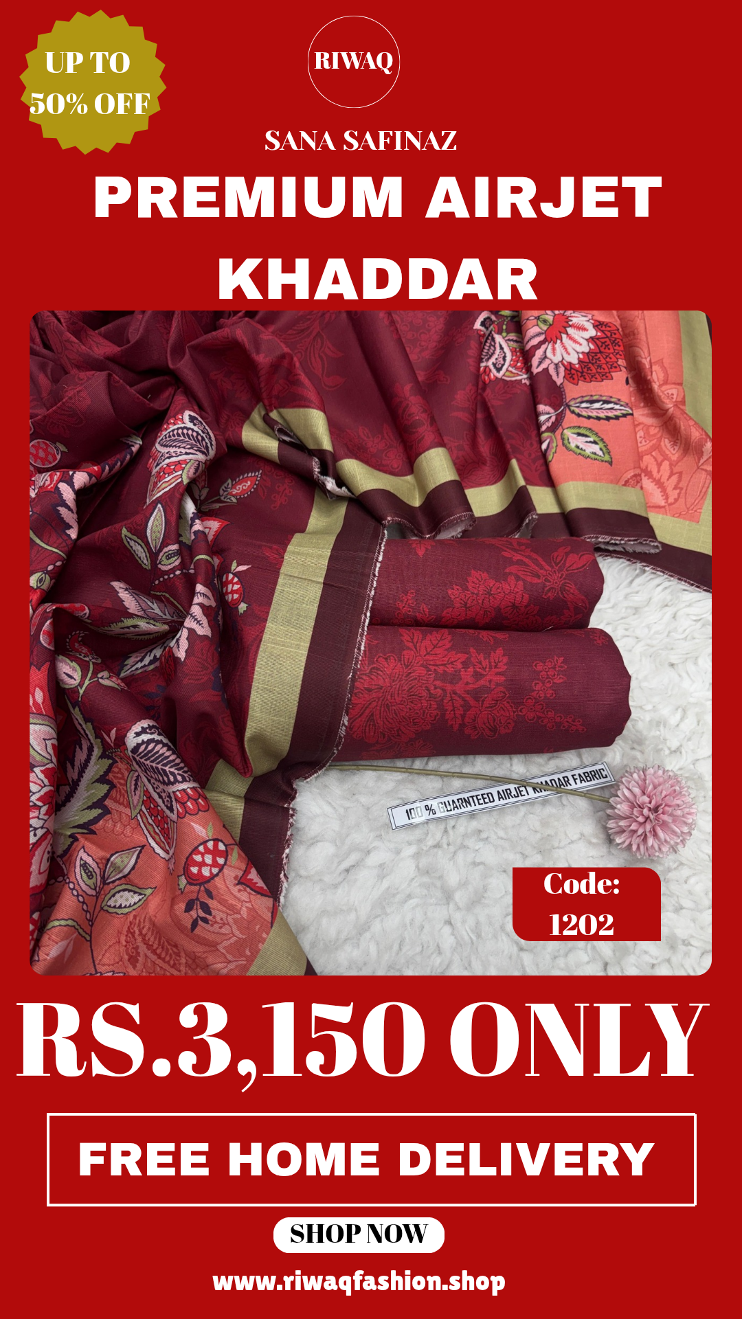 Winter Sana Safinaz Premium Khadar – Elegant Digital Prints