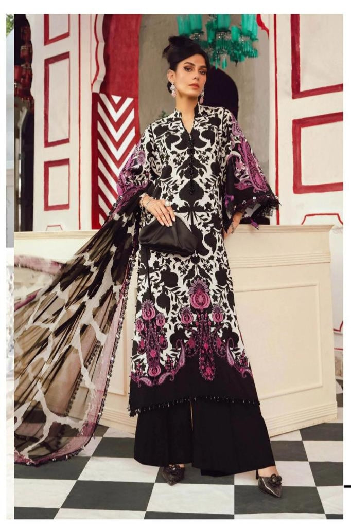 MARIA B Premium Khadar | Winter 2025 Print Collection