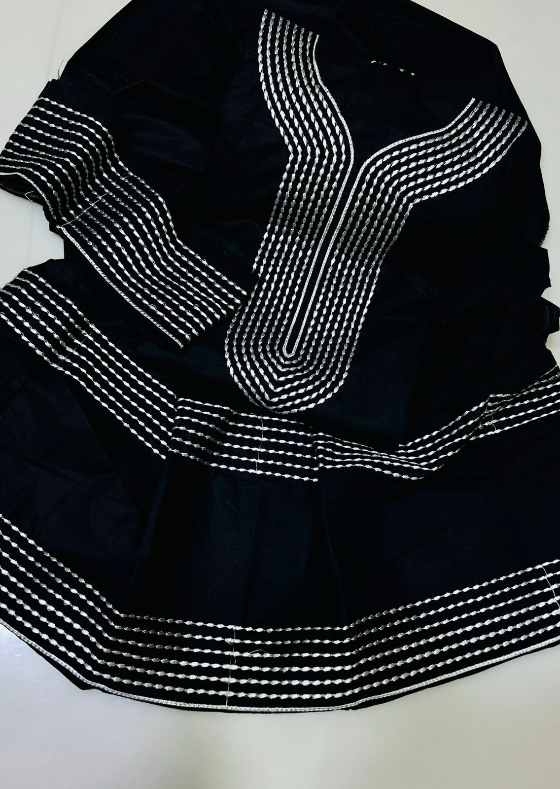 Balochi Style Black 2-Piece Suit