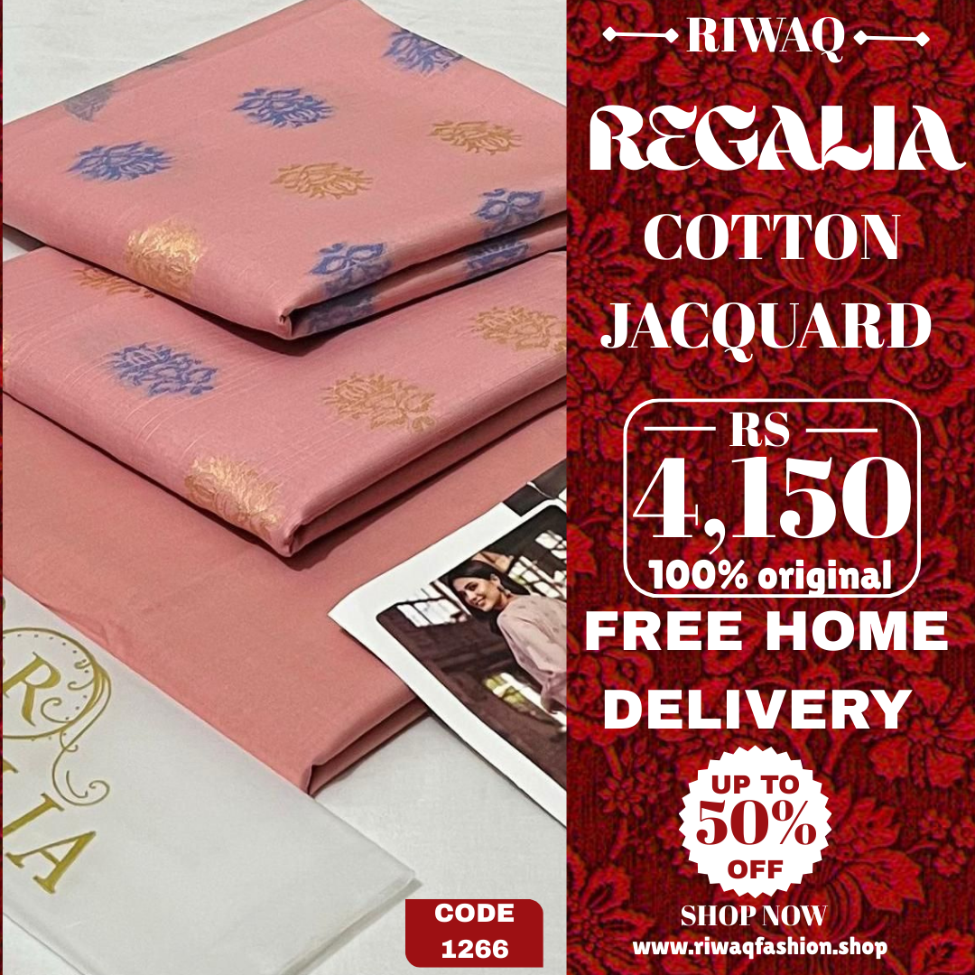 REGALIA Jacquard Collection 2025 – Timeless Elegance in Cotton Jacquard
