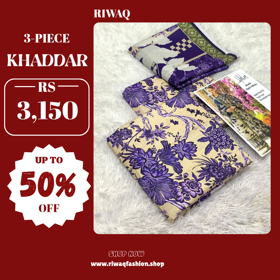 3PC Khaddar Suit Collection – Premium Mix Brands
Iznik | Maria B Inspired