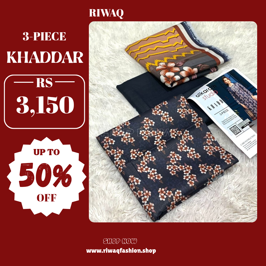 3PC Khaddar Suit Collection – Premium Mix Brands
Iznik | Maria B Inspired