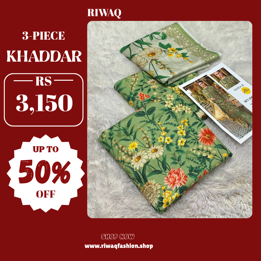 3PC Khaddar Suit Collection – Premium Mix Brands
Iznik | Maria B Inspired