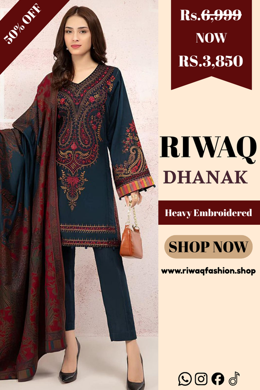 Maria B– Luxury Dhanak Winter Suit