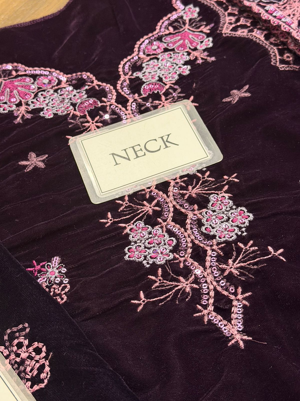 Charizma Velvet Collection Luxury Heavy Embroidered Velvet Suit with Shawl