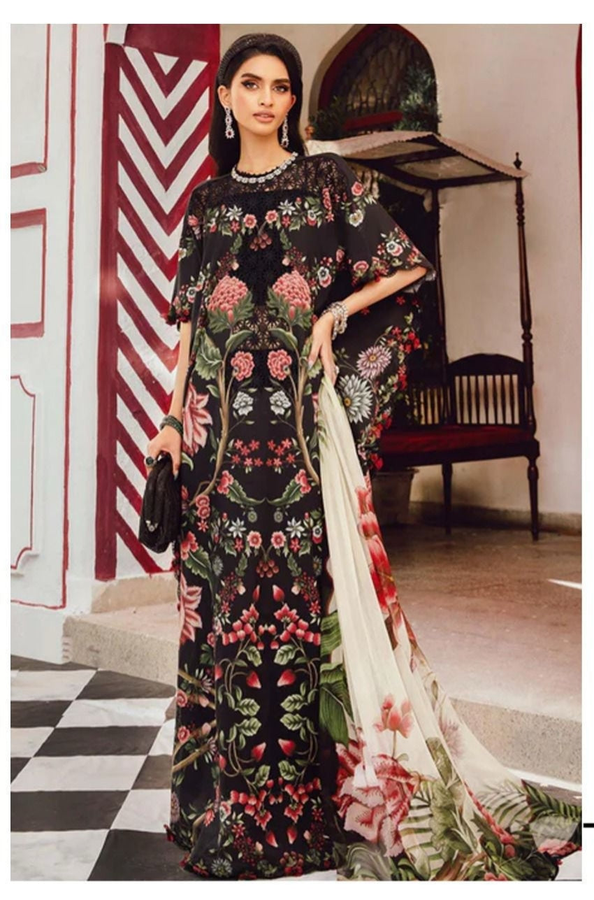 MARIA B Premium Khadar | Winter 2025 Print Collection