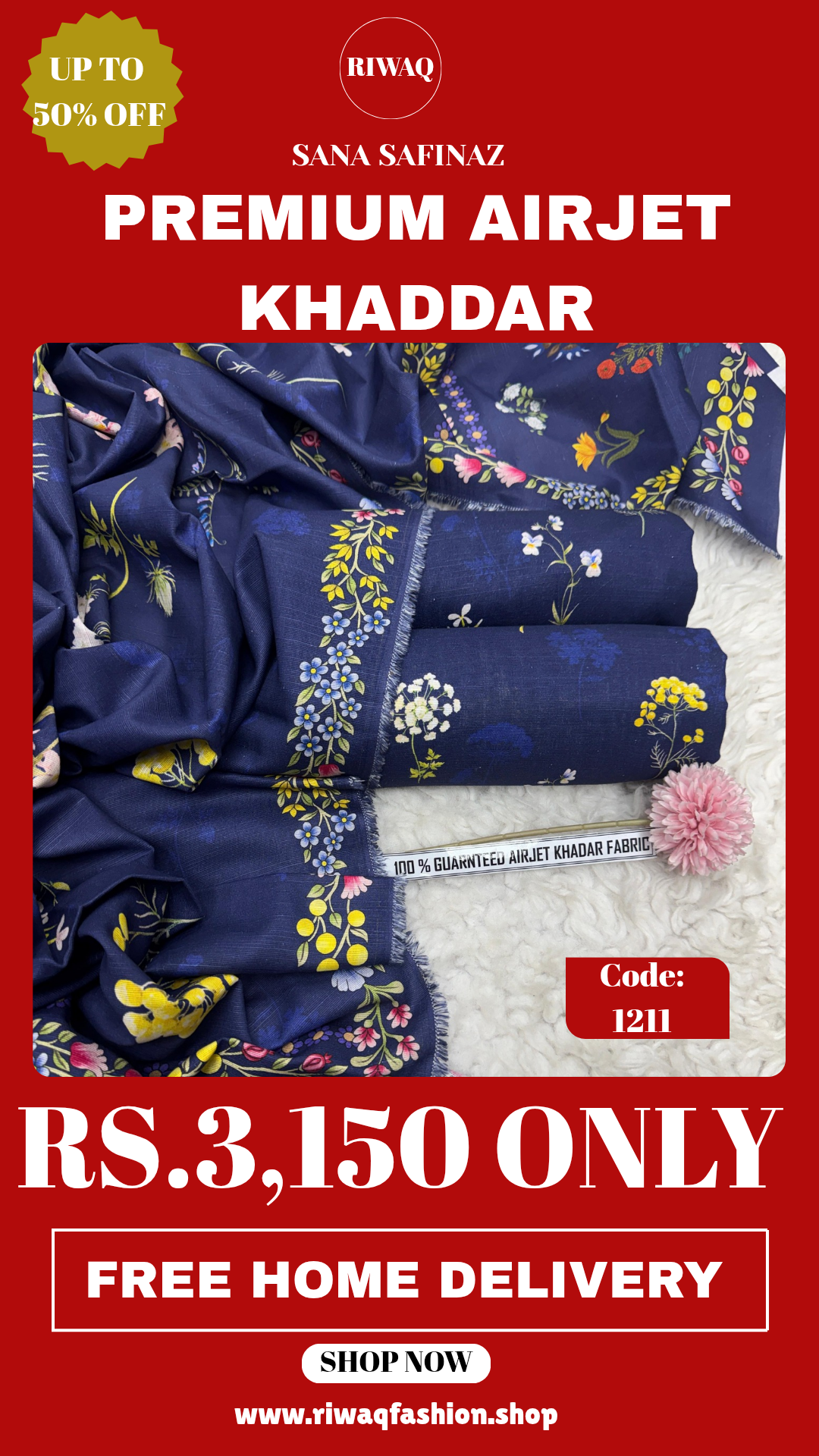 Winter Sana Safinaz Premium Khadar – Elegant Digital Prints