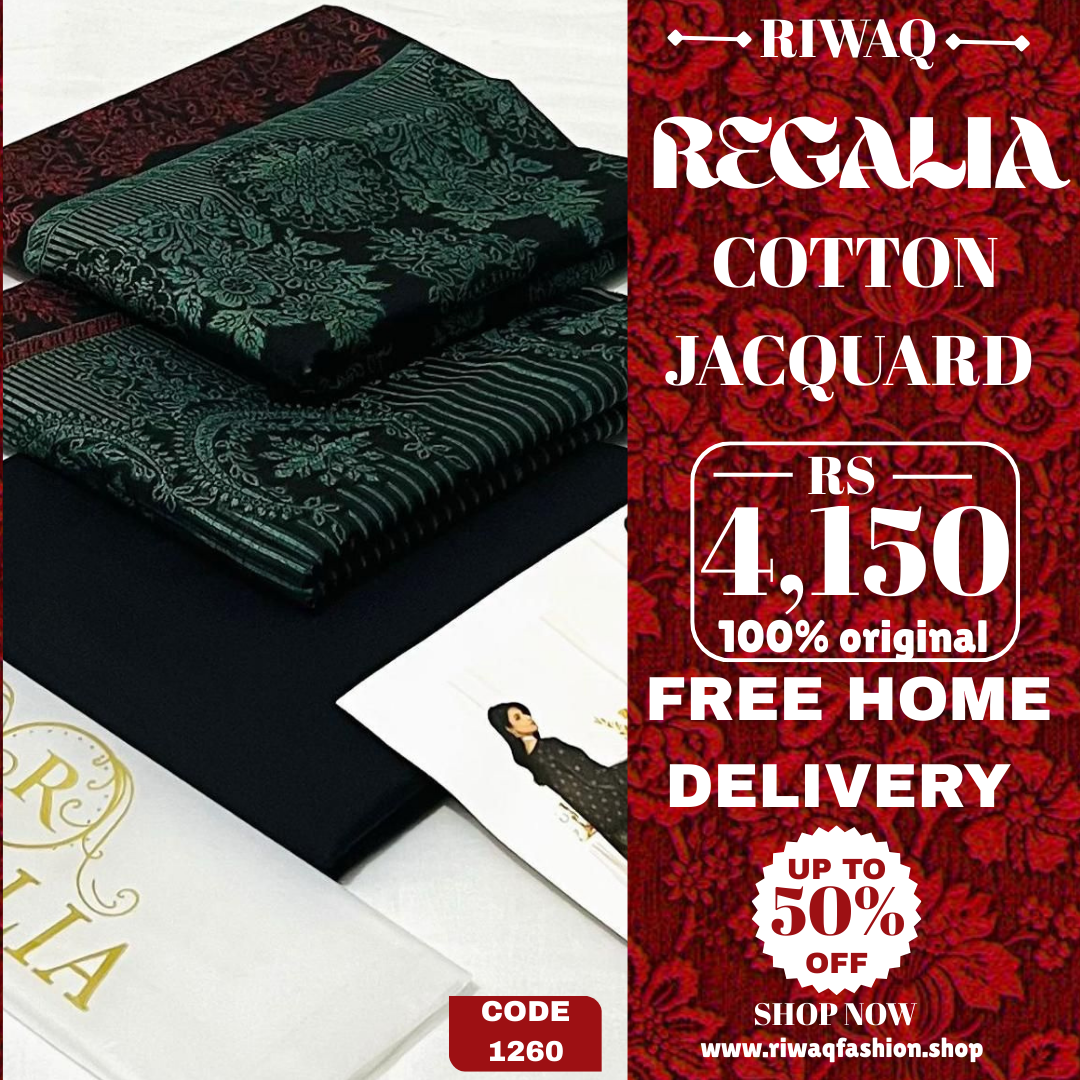REGALIA Jacquard Collection 2025 – Timeless Elegance in Cotton Jacquard