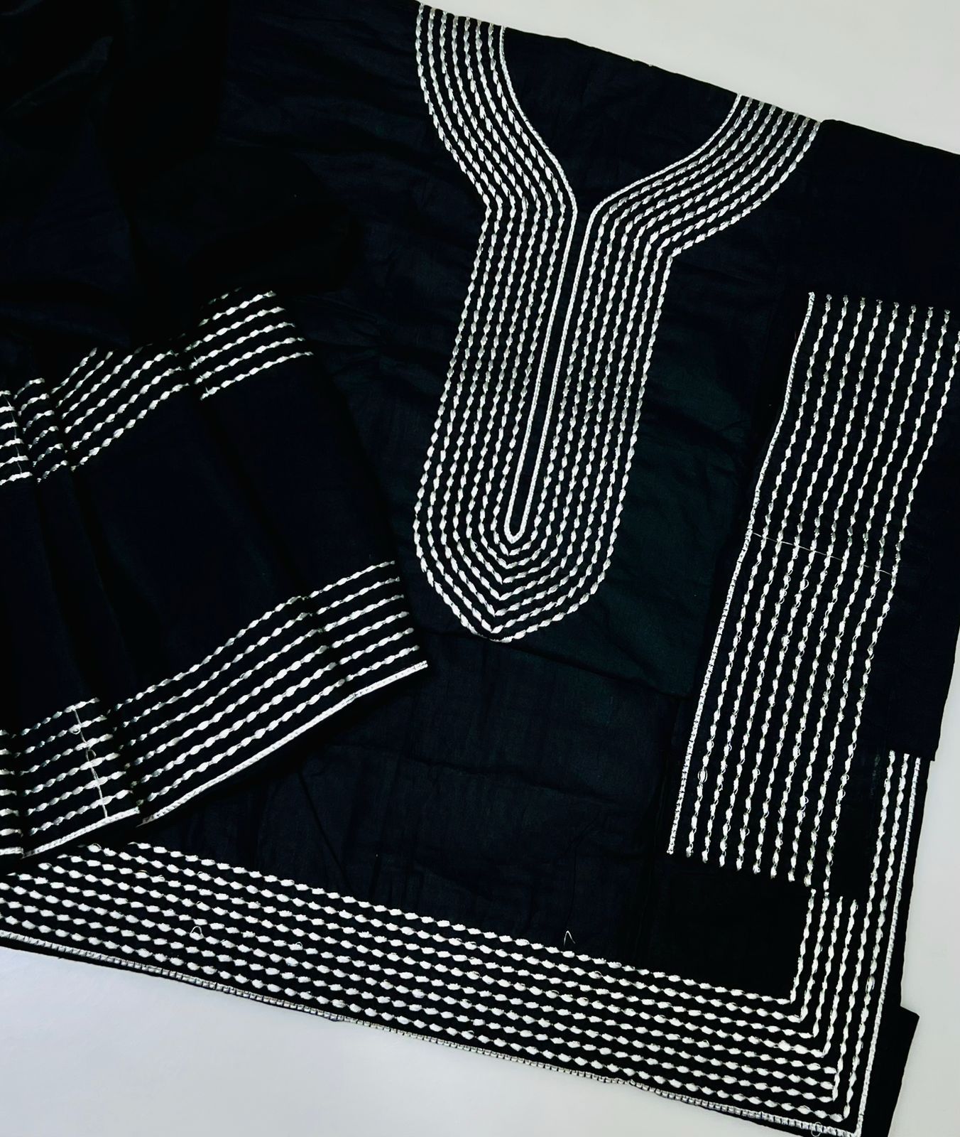 Balochi Style Black 2-Piece Suit