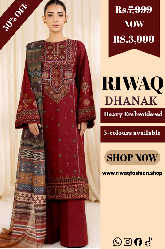 Premium Kayseria inspired Dhanak suit for a rich winter look