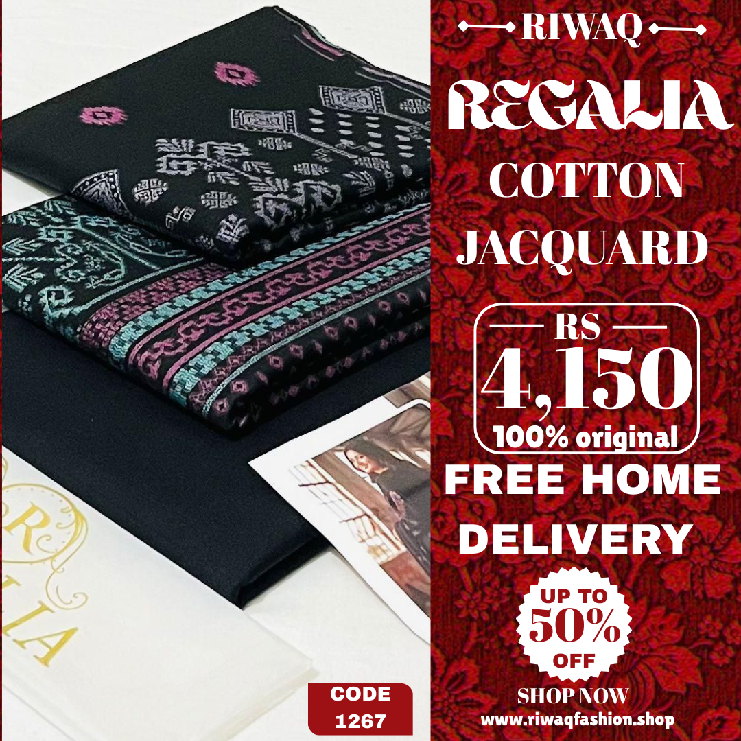 REGALIA Jacquard Collection 2025 – Timeless Elegance in Cotton Jacquard