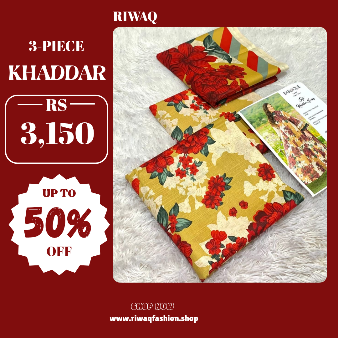 3PC Khaddar Suit Collection – Premium Mix Brands
Iznik | Maria B Inspired