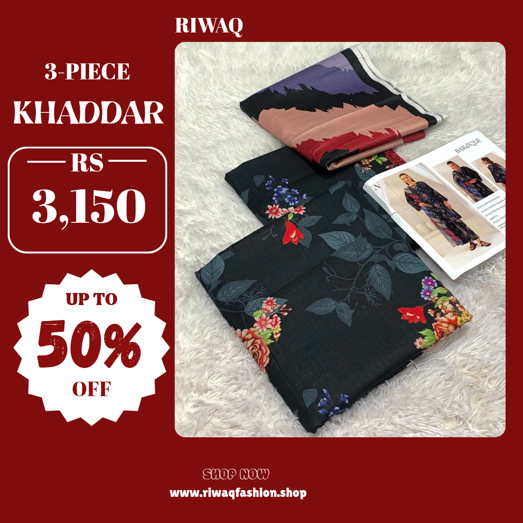 3PC Khaddar Suit Collection – Premium Mix Brands
Iznik | Maria B Inspired