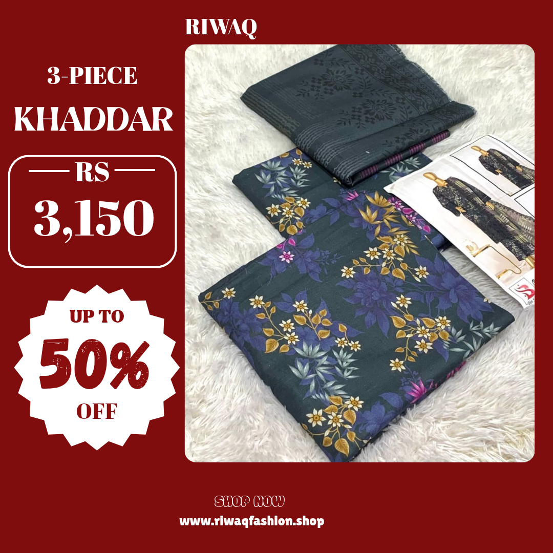 3PC Khaddar Suit Collection – Premium Mix Brands
Iznik | Maria B Inspired