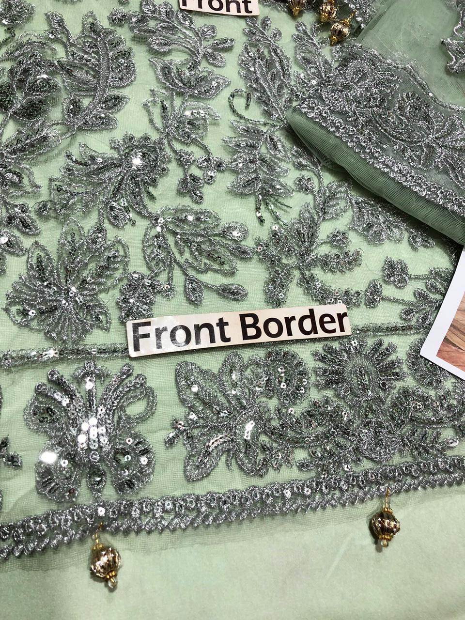 ZARIF Luxury Net Collection – Fully Embroidered Designer Suit with Spangle Work