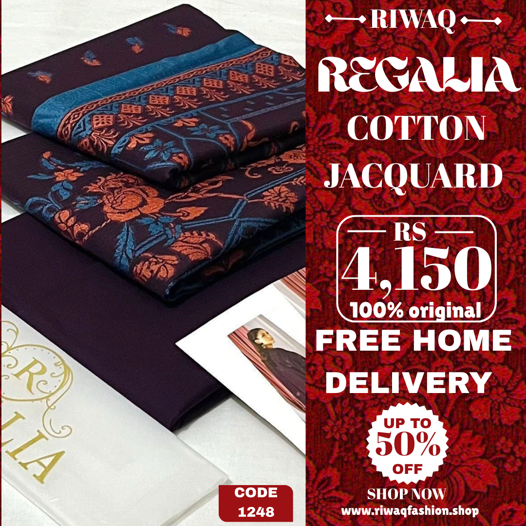 REGALIA Jacquard Collection 2025 – Timeless Elegance in Cotton Jacquard