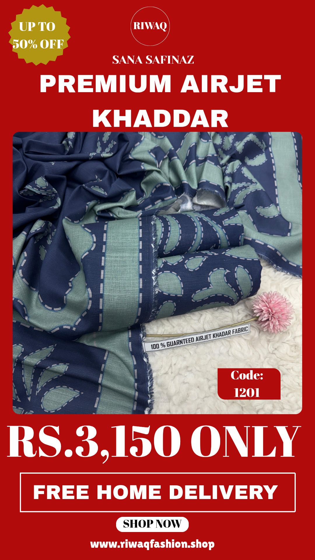 Winter Sana Safinaz Premium Khadar – Elegant Digital Prints