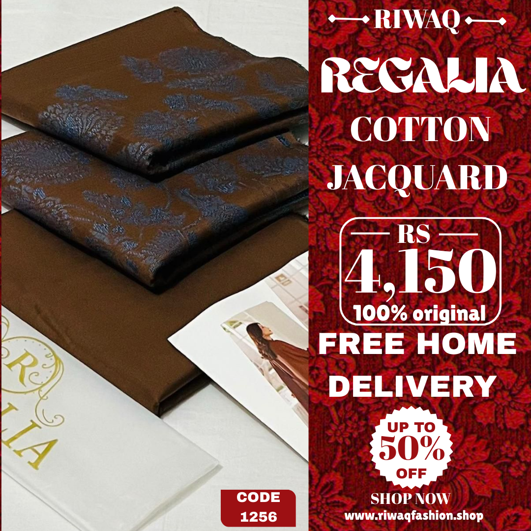 REGALIA Jacquard Collection 2025 – Timeless Elegance in Cotton Jacquard