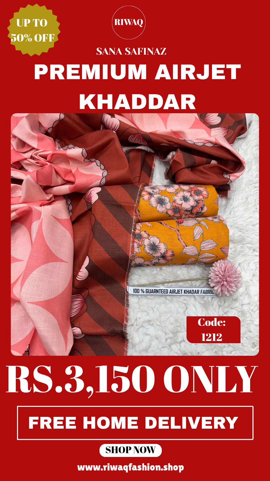 Winter Sana Safinaz Premium Khadar – Elegant Digital Prints